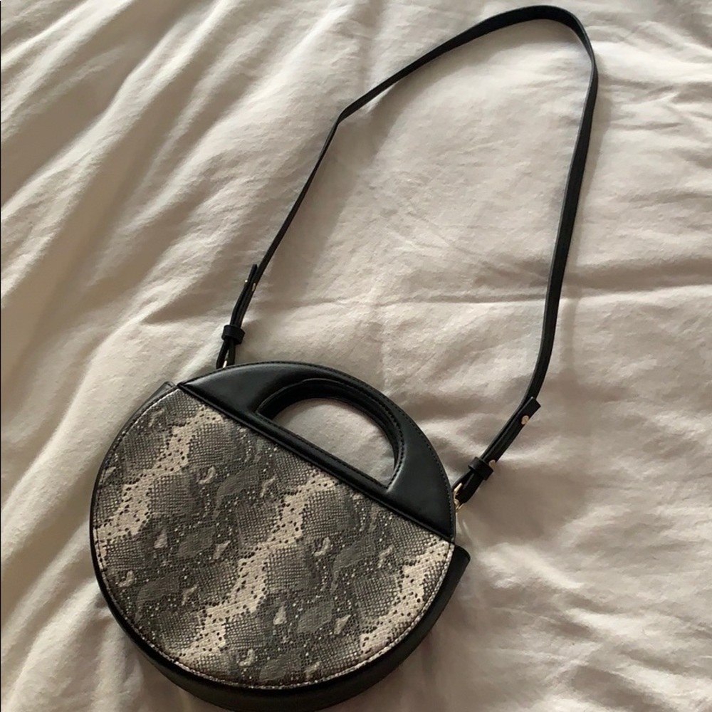 Zara snakeskin purse